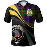 Clan Chalmers Modern Tartan Polo Shirt - Royal Coat Of Arms Style CT83 Chalmers Modern Tartan Tartan Polo
